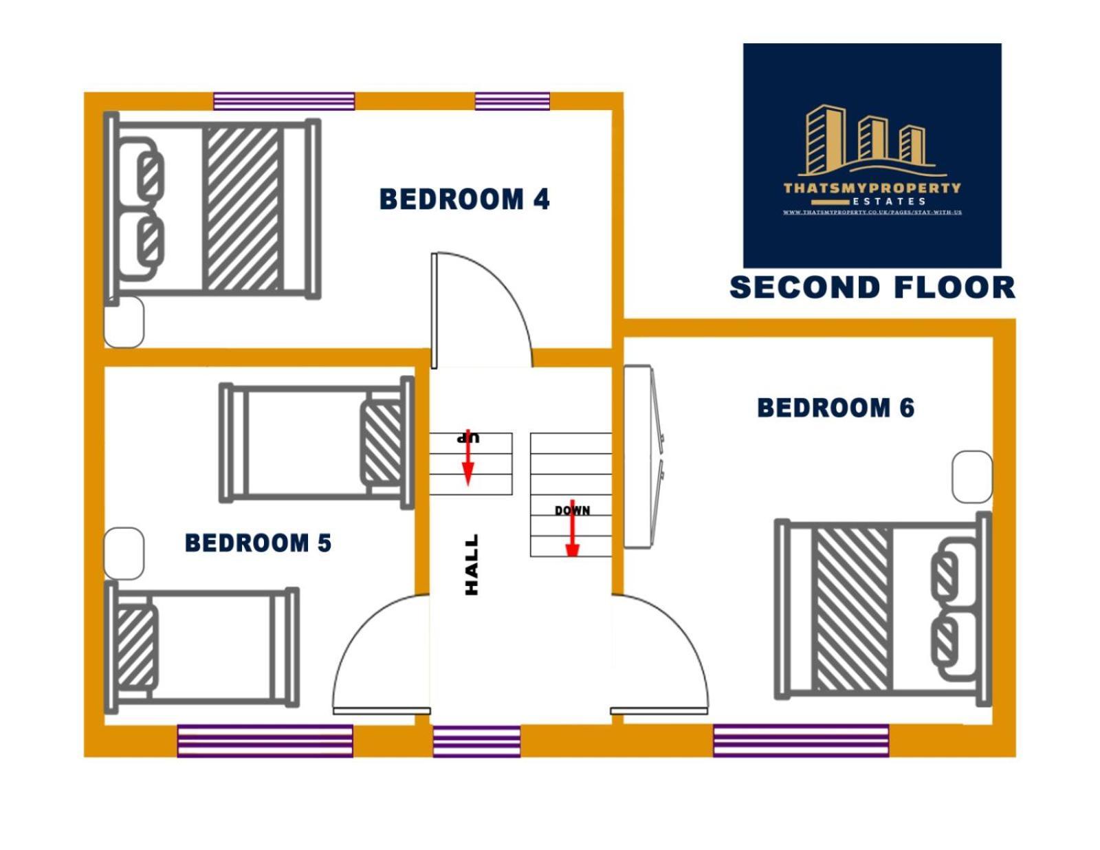 Apartment 30 Percent Off Weekly - 6 Bedroom House - 11 Beds